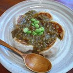 餃子のとし - 夏限定のカリー餃子。ビールにぴったり。
