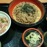 Surugaji - そばセット（鯵たたき丼）