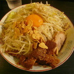 ダントツラーメン - 2014年6月11日混ぜラーメン(中盛)780円野菜2倍