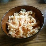 【2016.4.2(土)】桜海老ミニ天丼320円