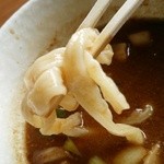 武蔵野うどん きやんち - 【2016.4.2(土)】濃厚豚つけ麺(並盛・430g)680円の麺