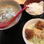 餃子工房 ちびすけ - 塩ラーメンセット