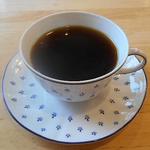 カフェ 茶華 - フルーツケーキとマスターセレクトの「フルーツケーキにあうモカのいい豆」