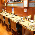 かつ将 - カウンター席