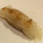 うを徳 - 平目 昆布〆（握り）