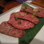 桔梗苑 - 黒毛和牛上イチボ　塩