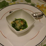 つぶ貝のアミューズ（妻）