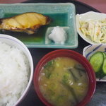 お食事処 藤 - 銀ダラ定食８５０円