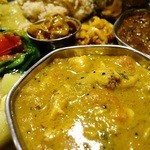 ゼロワンカレー - 魚のカレー（鮭ハラスのマサラ）　アップ