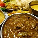ゼロワンカレー - 肉のカレー（牛すじマサラ）　アップ