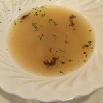 Bisutorobonapethi - 新玉(ネギ)スープ♪