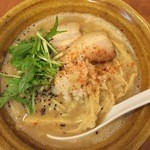 鳥そば 真屋 - 15’　辛味噌そば　豚バラ仕
      仕