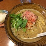 鳥そば 真屋 - 15’　辛味噌そば　レア叉焼仕