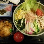 登利平 高崎モントレー店 - サラダうどんセット