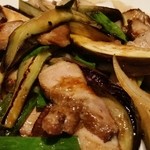 ヘンドリクス カリー バー - ベーコン茄子炒め