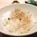 銀座 よし澤 - 雑魚山椒ご飯