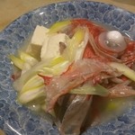 天史朗鮨 - 塩煮　金目鯛　骨までしゃぶる旨さ！