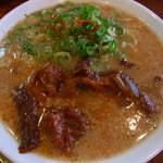 五山 - 牛スジラーメン780円