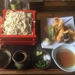 甚作 - 地魚天せいろそば