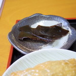 伯蕎庵 しばた - 2016年4月　昆布の佃煮