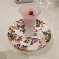 シャトー　ラ・パルム・ドール - 口直し　桜のグラニテ