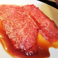 焼肉ホルモン 稲田 - 極上牛のミルフィーユ焼き