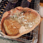 岩ガキ小屋 - 蟹ミソ雑炊もどき