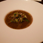 ビンゴ - 金時豆と牛テールのスープ