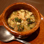 ビンゴ - 土筆とパンのスープ