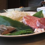 嘉門 - 本日の食材です～。