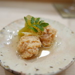 日本橋蛎殻町 すぎた - 鯛子と蕗のとうの煮物