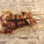 丸八焼鳥店 平和通り店 - 若鶏ねぎま(たれ)