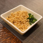 レンゲ - 河豚の身のおぼろをたっぷりとラーメンに