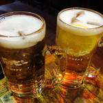 弁慶 - 生ホッピー380円（レモンなしは焼酎なし）