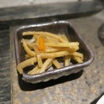 鮨ノ蔵 - 牛蒡のきんぴら