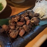 Miyazaki Jidori Sumiyaki Baru Faiabado - 地もも黒胡椒焼き