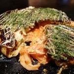 Guu - 2016年2月　お好み焼き（ぶたキムチ焼き）キムチぎっしり！