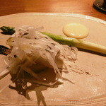 リョウリヤ ステファン パンテル - 2色のアスパラが素晴らしい魚のメイン