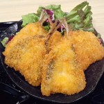 釜飯 藩 - アジフライのアップ。