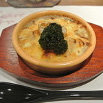 日本料理 潤花 - アサリとキノコのグラタン