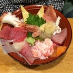 魚旨 - 市場丼(\1,400)