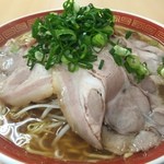 中華そば専門店 みたか - 特製ラーメン大盛り（７５０円＋１００円）