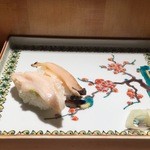 鮨処 おだじま - 北寄、鮑です。