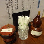 鰻禅 - 七味、さんしょう