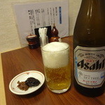 鰻禅 - ビール：600円