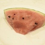 北島亭 - 2016.04　口直しのスイカ