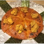 板前バル 銀座8丁目店 - 雲丹のせ平焼おにぎり