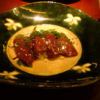 加藤牛肉店 銀座 - レバ刺し