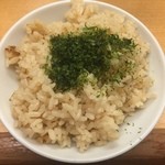 赤玉 - 茶めしです。