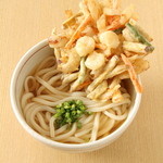きたほのか - かきあげうどん